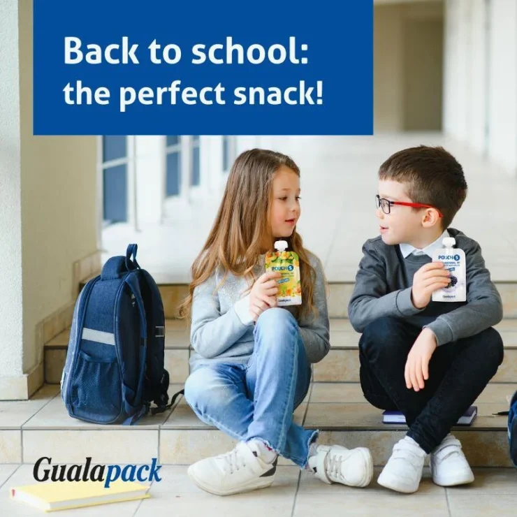Spouted pouches: the perfect packaging for school snacks.